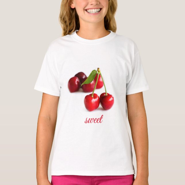 T-shirt Cerise douce (Devant)