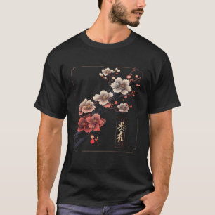 T-shirt Cerise Fleur Sakura Graphique Japon Vaporwa