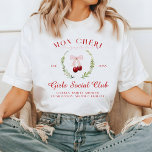 T-shirt Cerise sur le dessus | Bachelorette<br><div class="desc">Les chemises de bachelorette parfaites pour toute votre fête de mariée ! Le moyen idéal pour votre équipage d'attirer toute l'attention partout où vous et vos filles allez ! Peut être customisé pour les demoiselles d'honneur, le marié, la mère de la mariée, etc. Idéal aussi pour les fêtes de célibataire...</div>