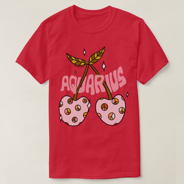 T-shirt Cerises Aquarius (Design devant)