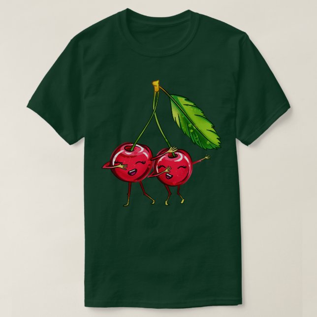 T-shirt Cerises de Dabbing (Design devant)