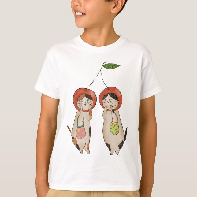 T-shirt Cerises de viande (Devant)