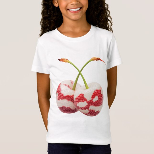 T-Shirt Cerises Koi –  Koi Cherries (Devant)