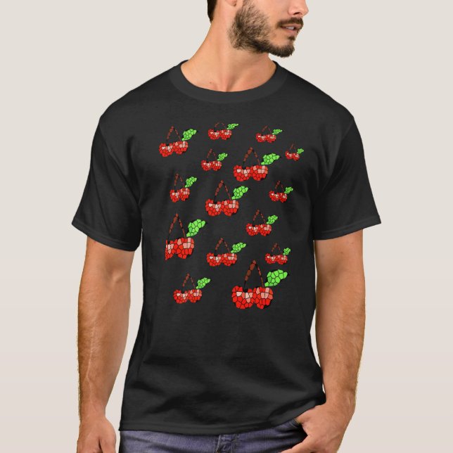 T-shirt Cerises Mosaic (Devant)