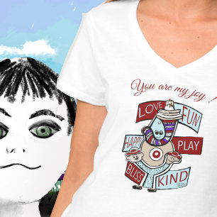 T-shirt Cerises sur le dessus : Une célébration de la gent