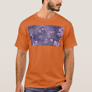 T-shirt Cerisier Arbre Fleur de Sakura Japonaise Beautif