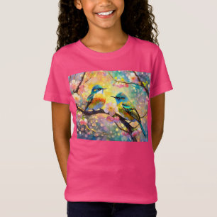 T-Shirt Cerisier Imaginaire Sunrise Songbirds