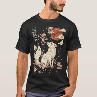 T-shirt Cerisier Renard Fleurissant