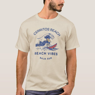 T-shirt Cerritos Beach Mexico Plages vibes Surfer
