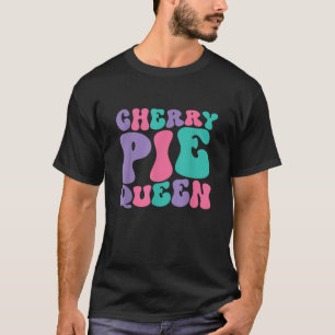 T-shirt Cerry Pie Queen Womens Retro Vintage Wavy Super