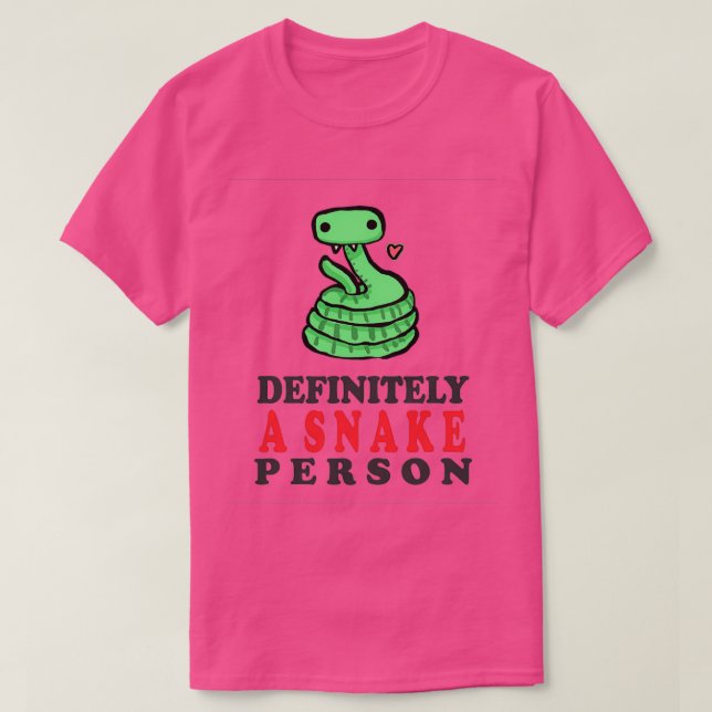 T-shirt Certainement Un Serpent (52) (Design devant)