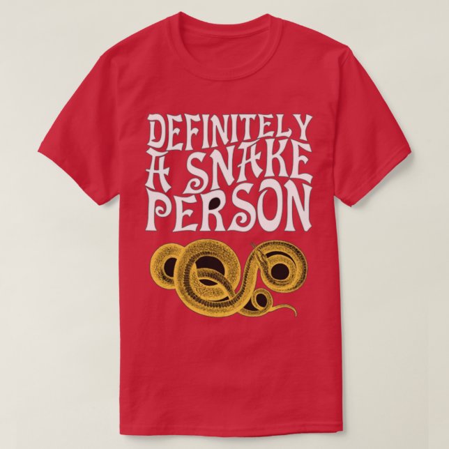 T-shirt Certainement Un Serpent (54) (Design devant)