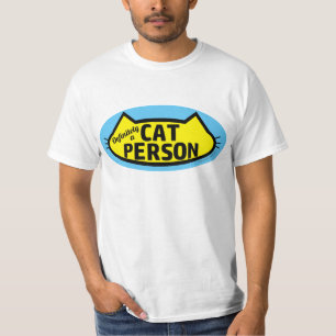 T-shirt Certainement une personne CAT Tête de chat Silhoue
