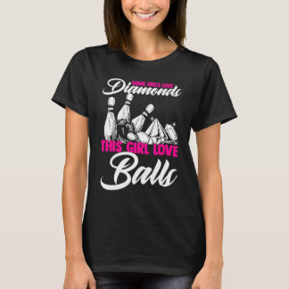 T-shirt Certaines filles aiment les diamants Cette fille a