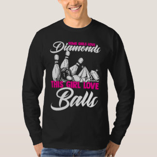 T-shirt Certaines filles aiment les diamants Cette fille a