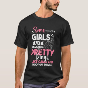 T-shirt Certaines filles aiment les diamants et les jolis