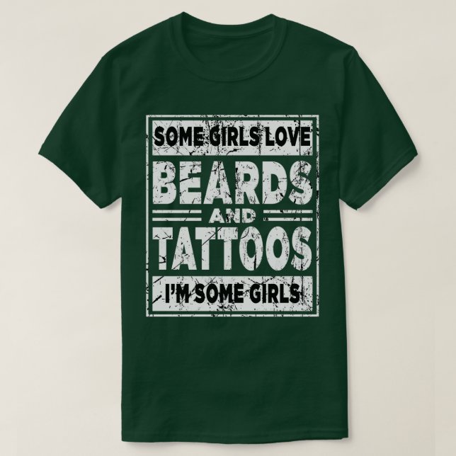 T-shirt Certaines Filles Aiment Les Oreilles Et Tatouages  (Design devant)