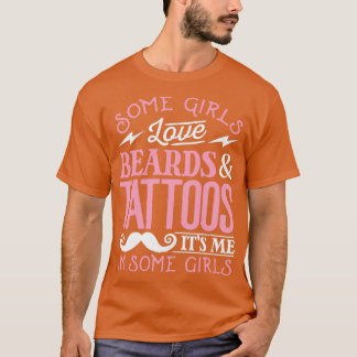T-shirt Certaines Filles Aiment Les Oreilles Tatouages