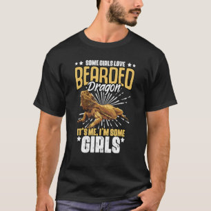 T-shirt Certaines Filles Aiment L'Humour Dragon Porté Pour