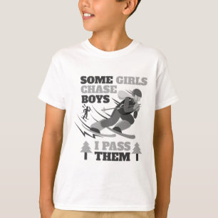 T-shirt Certaines Filles Courent Après Les Garçons Je Les
