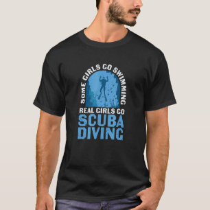 T-shirt Certaines filles vont nager Les filles cool vont f