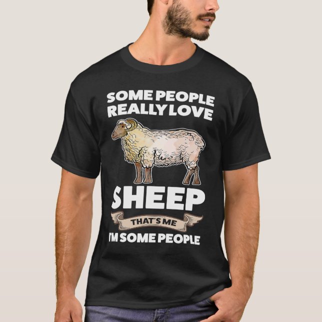 T-shirt certains aiment vraiment les moutons (Devant)