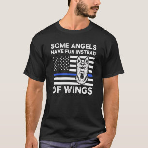 T-shirt Certains Anges Ont De La Fourrure Au Lieu D'Ailes