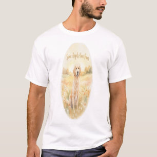 T-shirt Certains Anges Ont Des Pattes Mémorial Chien Retri