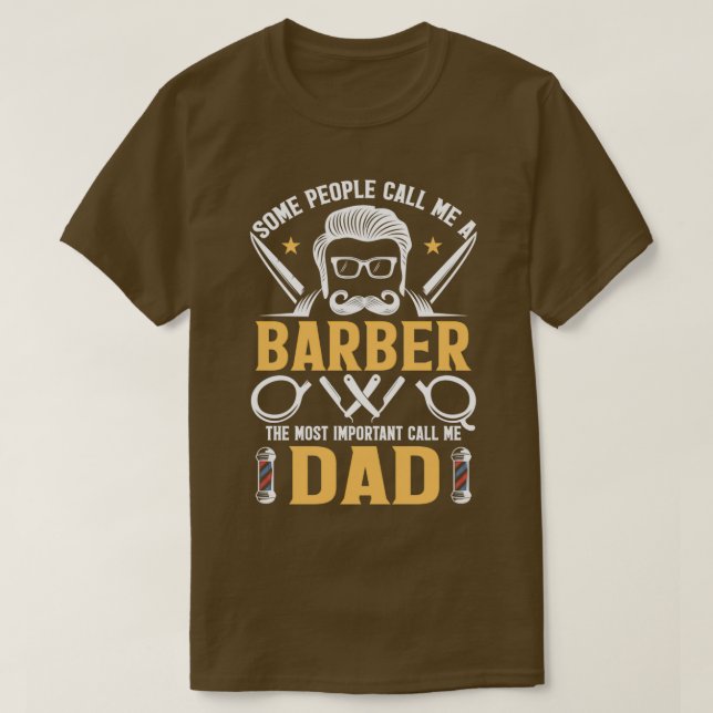 T-shirt Certains appellent moi Barber cadeau exclusif Barb (Design devant)