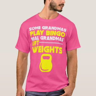 T-shirt Certains Grand-Mères Jouer Bingo Real Grandmas Poi