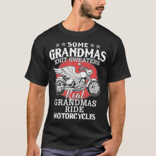 T-shirt Certains Grandmas Knit Sweaters Real Ride Motos 