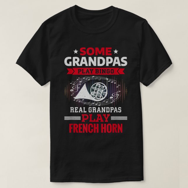 T-shirt Certains Grandpas Jouent Au Bingo Real Grandpas Jo (Design devant)