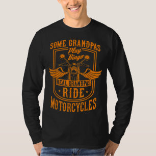 T-shirt Certains Grandpas Jouent Bingo Real Grandpas Ride
