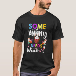 T-shirt Certains Lapins Ont Besoin De Vin Lapin Panier Stu