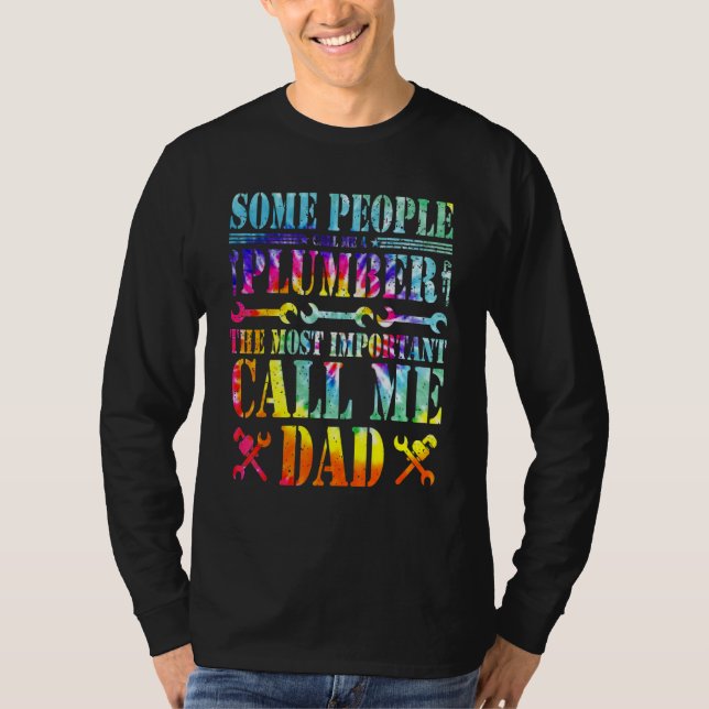 T-shirt Certains M'Appelent Un Plomber Le C Le Plus Import (Devant)