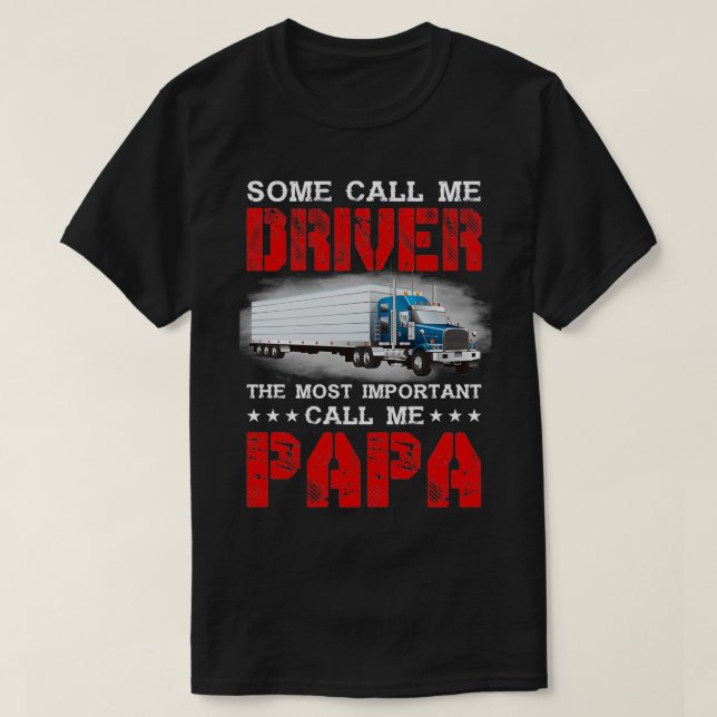 T-shirt Certains m'appellent pilote le plus important appe (Design devant)