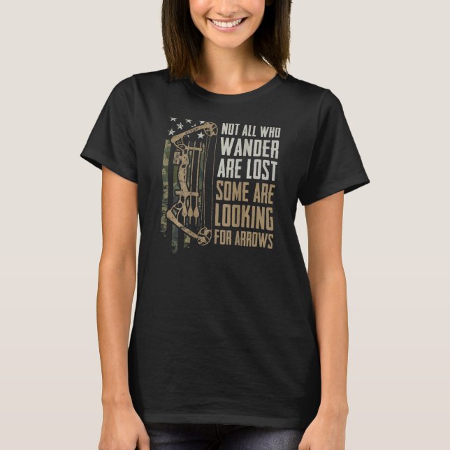 T-shirt Certains Ne Sont Pas Perdus À La Recherche De Flèc (Devant)