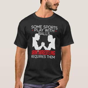 T-shirt Certains Sports Jouer Avec Des Ballons Arm Lutte R