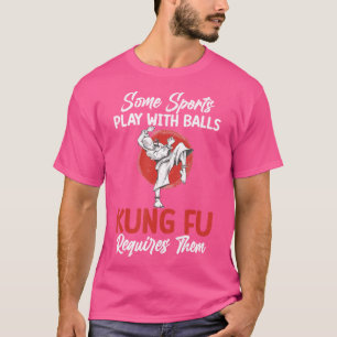 T-shirt Certains Sports Jouer Avec Des Boules Kung Fu Les