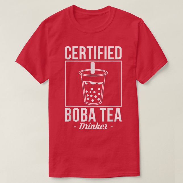 T-shirt Certifié Boba Thé Bubble Thé Bubble (Design devant)
