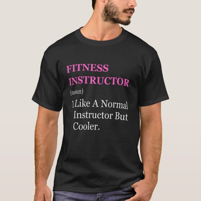 T-shirt Certifié instructeur de fitness évaluation danse (Devant)