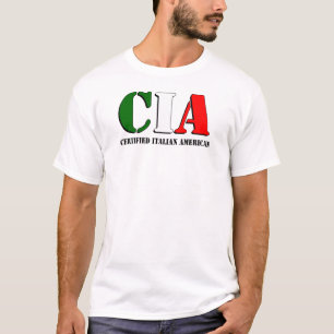 T-shirt Certifié Italien Américain