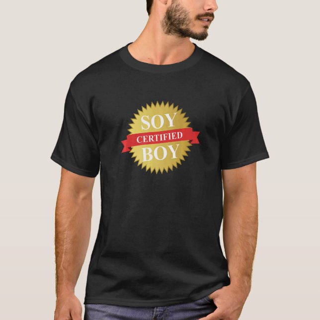 T-shirt CERTIFIÉ SOY GARÇON Simp (Devant)