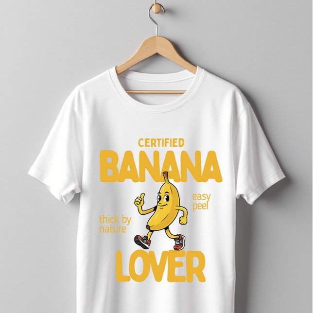 T-shirt Certified Banana Lover Funny Fruit Pun Humor (Créateur téléchargé)