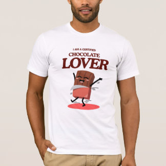 T-shirt Certified Chocolate Lover | Funny Chocolate Design