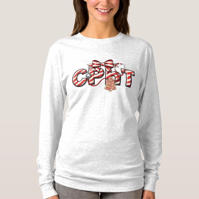 T-shirt Certified Pharmacy Technician Holiday (CPhT) (Devant)