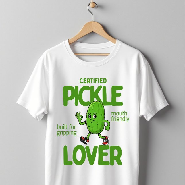 T-shirt Certified Pickle Lover Cute Funny Dill Pickle (Créateur téléchargé)
