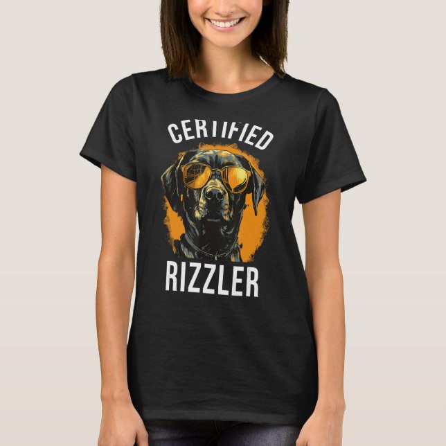 T-shirt Certified Rizzler, Funny Meme, Meme, W Rizz (Devant)