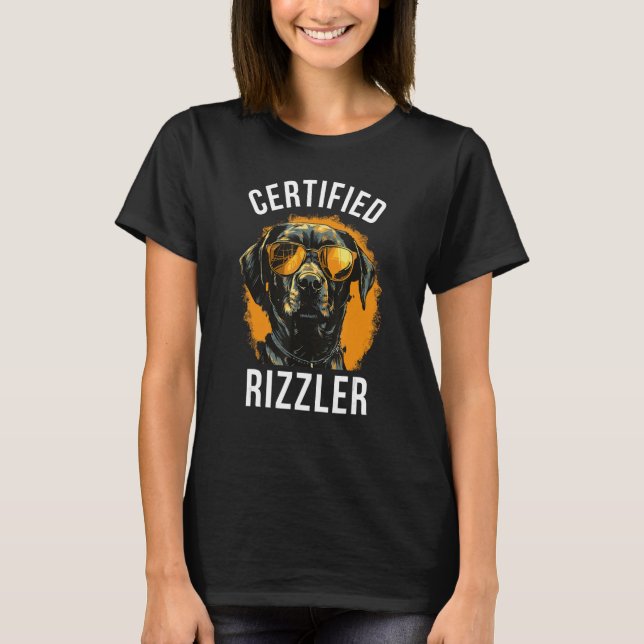T-shirt Certified Rizzler, Funny Meme, Meme, W Rizz (Devant)