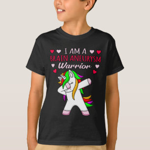 T-shirt Cerveau Aneurysme Guerrier Mois de sensibilisation